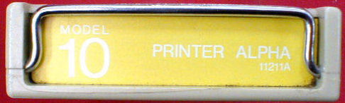 HP 9810 Printer Alpha ROM03