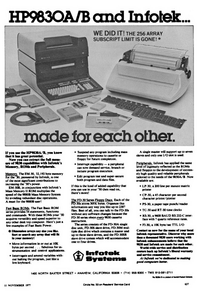 Infotek Ad 1977 sm